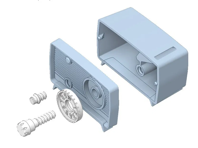 Hộp đựng và Bộ đếm Lưỡi dao (Radio AM RCA Victor 1956) - Image 3