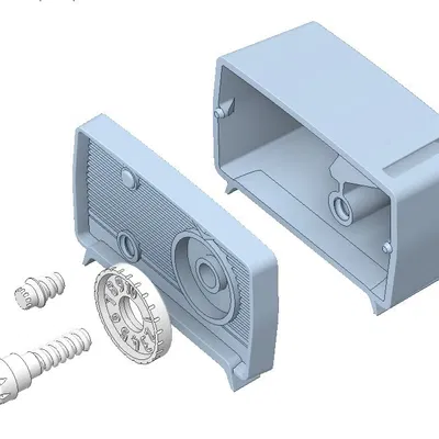 Hộp đựng và Bộ đếm Lưỡi dao (Radio AM RCA Victor 1956)