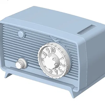 Hộp đựng và Bộ đếm Lưỡi dao (Radio AM RCA Victor 1956)