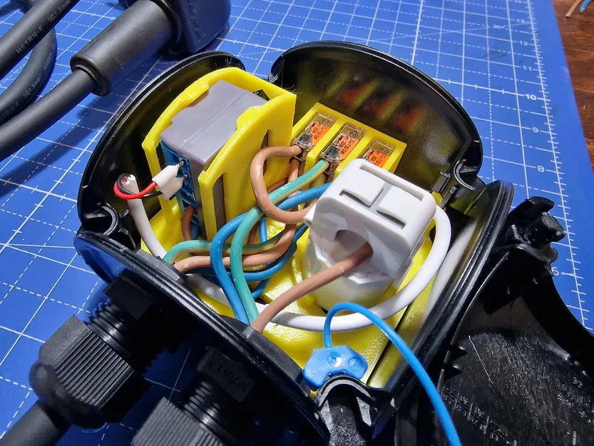 Hộp Tổ Chức Dây Điện Shelly EM Cho Hộp Hensel - Image 7