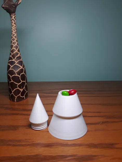 Cây Thông Noel Xoay Mở Để Đựng Đồ - Image 3