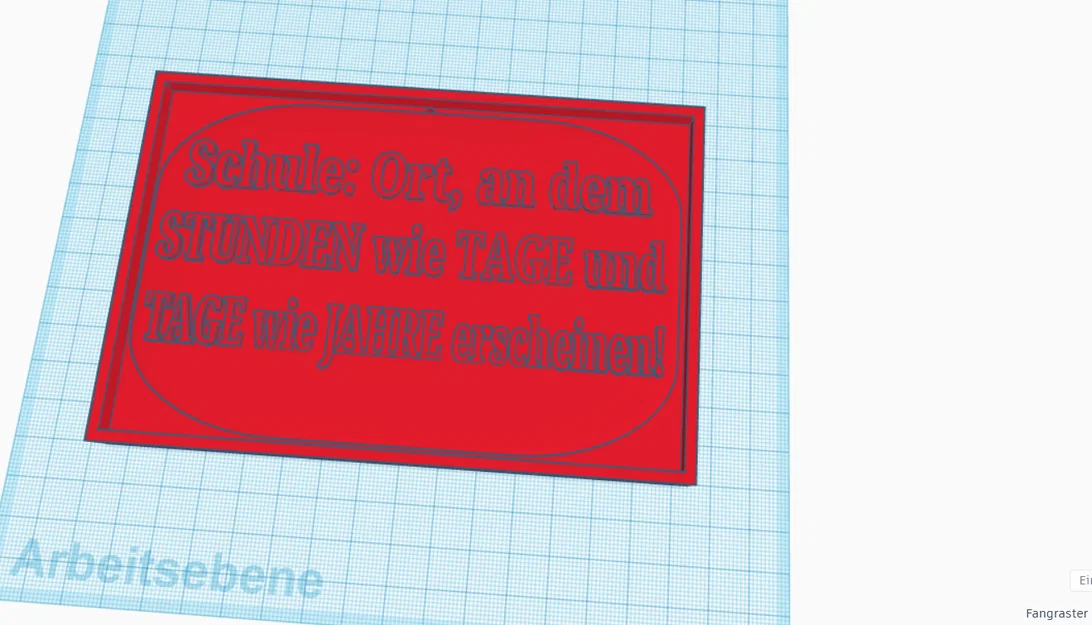 Bảng "Schulspruch 3" - Image 1