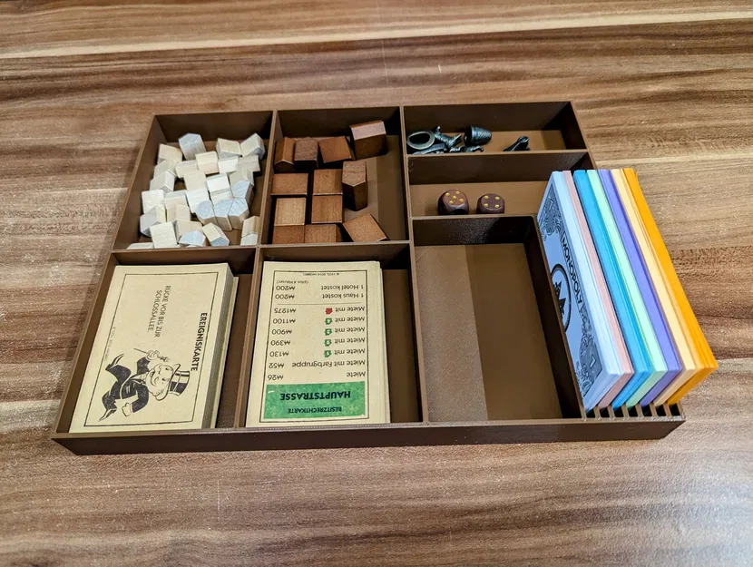 Bộ Sắp Xếp Monopoly Gỗ Kiểu Cũ - Image 1