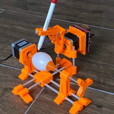 EggBot77 EH20 Edition - Máy Vẽ Trứng Tự Làm