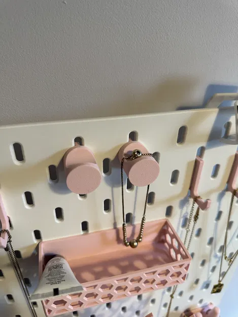 Móc Treo Đồ Tròn Cho Bảng Ikea Skadis - Image 1