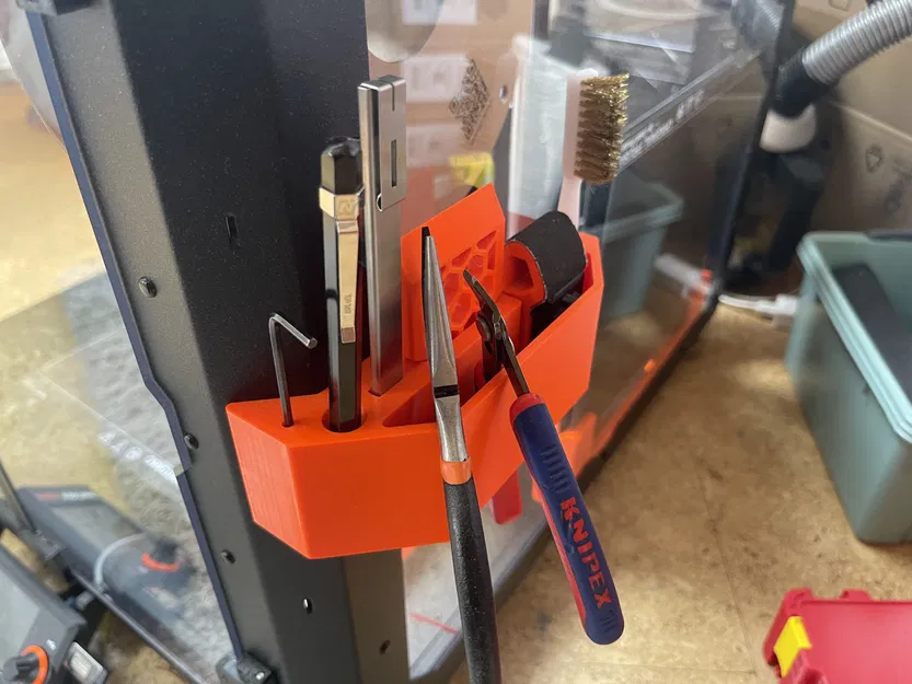 Kẹp đồ nghề cho hộp máy Prusa - mặt bên phải - Image 1