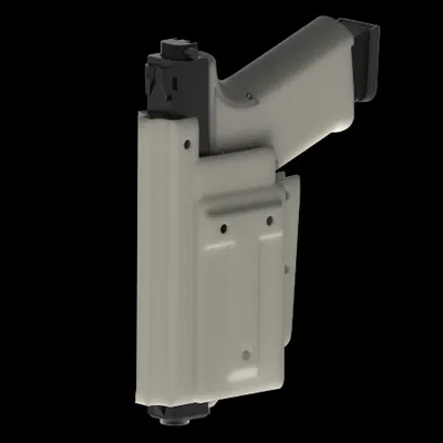 Bao da cho Glock 19 kèm đèn pin