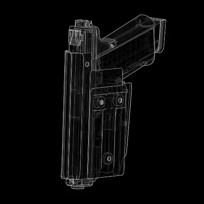 Bao da cho Glock 19 kèm đèn pin