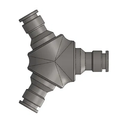 Khớp nối ba cho dây tưới vườn - Kiểu Gardena