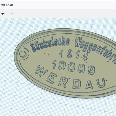 Bảng Hiệu Đường Sắt Hẹp Mô Hình (Jindřichův Hradec - Nová Bystřice - WERDAU)