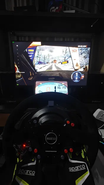 Giá Đỡ Điện Thoại Cho Bánh Lái Thrustmaster T300 (RS) X Sparco R383 - Image 1