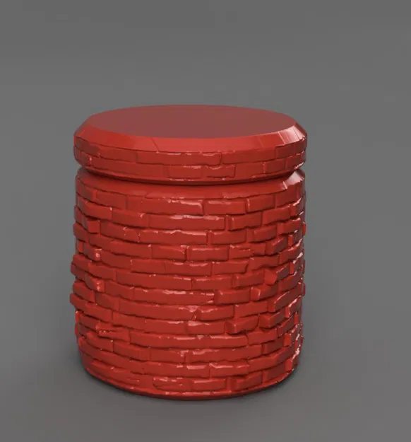 Hộp đựng có nắp ren và họa tiết độc đáo - Image 6