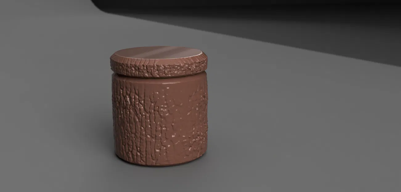 Hộp đựng có nắp ren và họa tiết độc đáo - Image 7