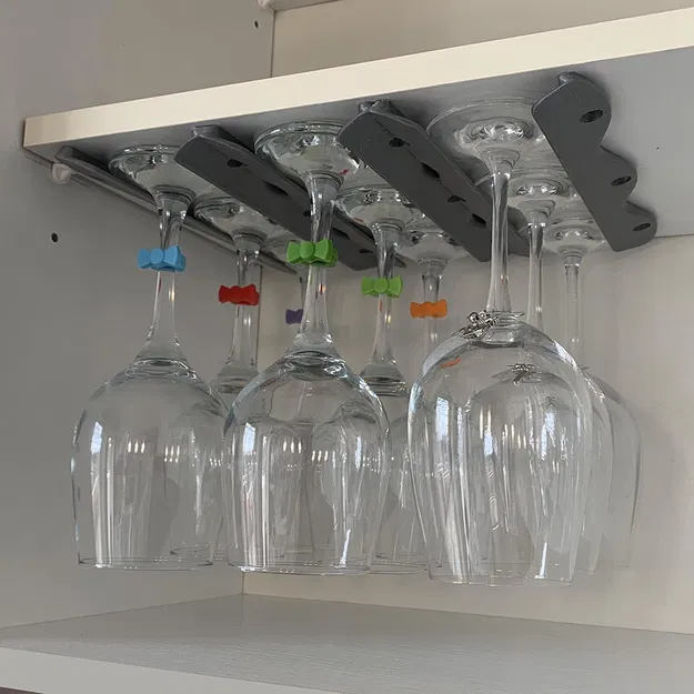 Giá Treo Ly Cầm Có Chân Nhỏ hoặc Lớn - Ly Rượu Vang, Rượu Mạnh, Khai Vị, Shot - Image 1