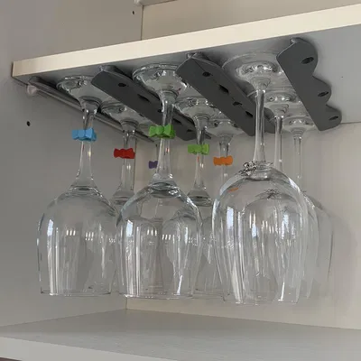 Giá Treo Ly Cầm Có Chân Nhỏ hoặc Lớn - Ly Rượu Vang, Rượu Mạnh, Khai Vị, Shot