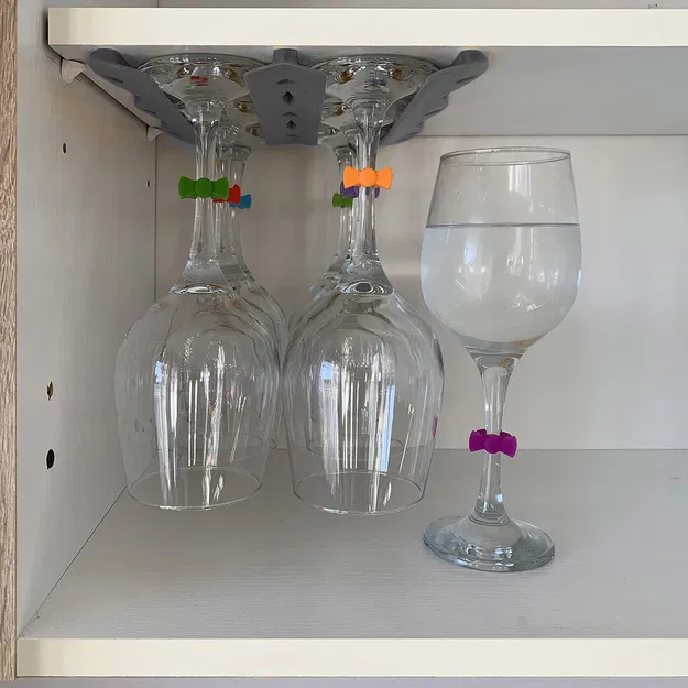 Giá Treo Ly Cầm Có Chân Nhỏ hoặc Lớn - Ly Rượu Vang, Rượu Mạnh, Khai Vị, Shot - Image 4