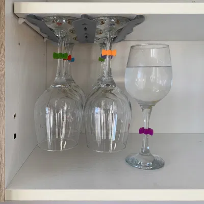 Giá Treo Ly Cầm Có Chân Nhỏ hoặc Lớn - Ly Rượu Vang, Rượu Mạnh, Khai Vị, Shot