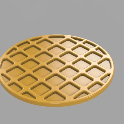 Miếng lót ly hình Waffle
