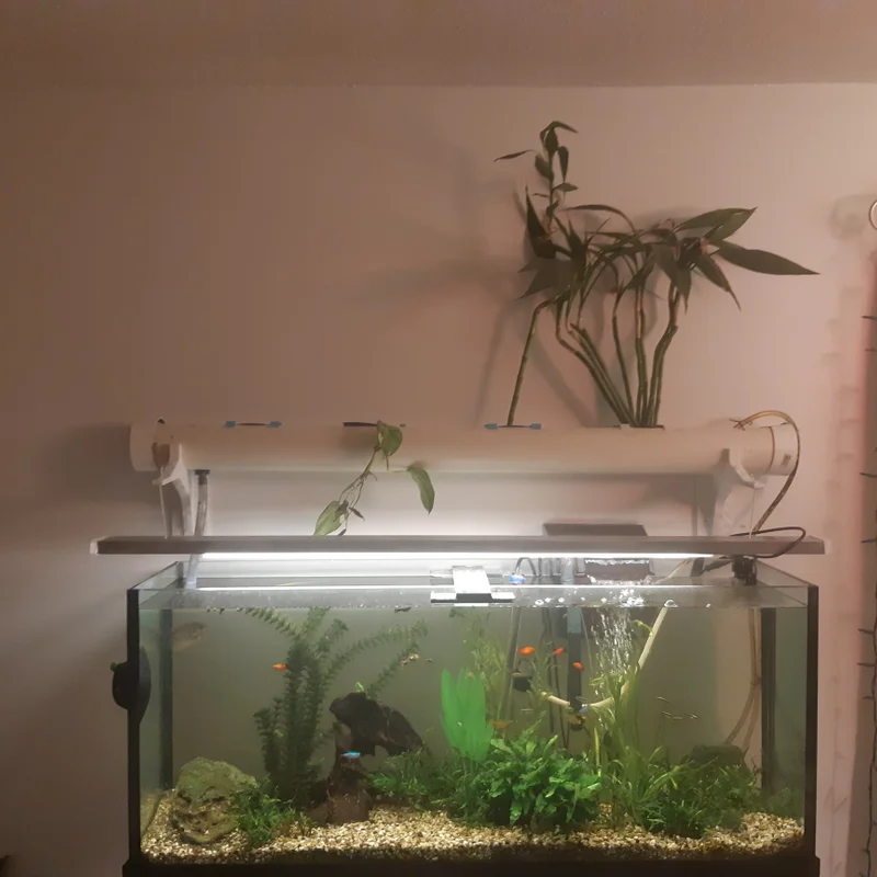 Khung Gắn Đèn Hồ Cá Kết Hợp Aquaponics