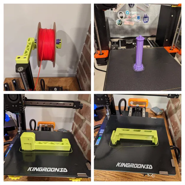 Giá đỡ cuộn dây cho Kingroon KP3S Pro (S1) - Bản Remix thấp + Filler - Image 2