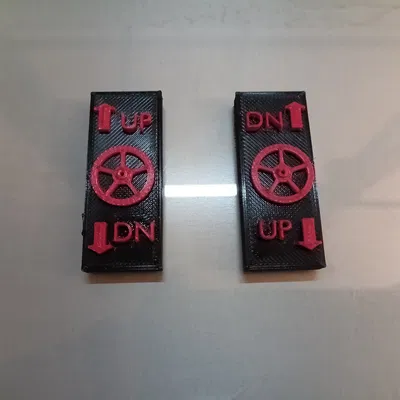 Nhắc nhở chiều xoay bánh xe giường in