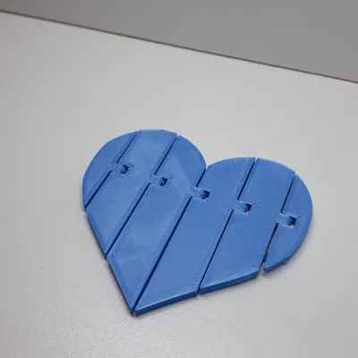 Trái Tim Co Giãn (Flexi Heart) 3D Model