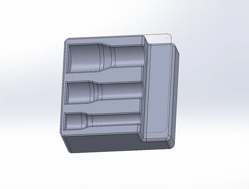 Khay giữ đầu nối dài Socket Extension theo chuẩn Gridfinity - Image 3