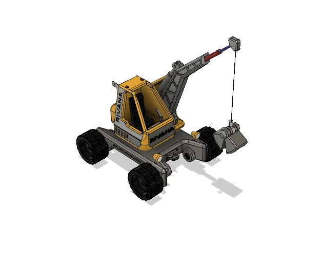 Xe Cẩu Vàng Có Thể Chuyển Động - Image 6