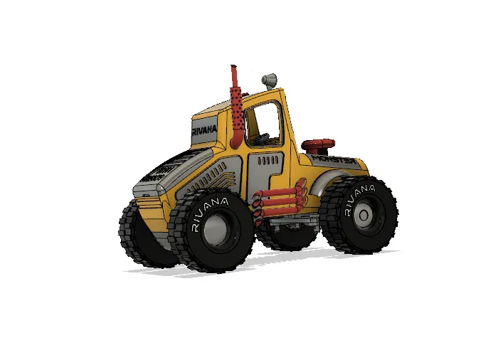 Xe Monster Truck Vàng Có Chuyển Động - Image 8