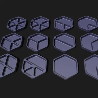 Khay Lục Giác Xếp Chồng Modul