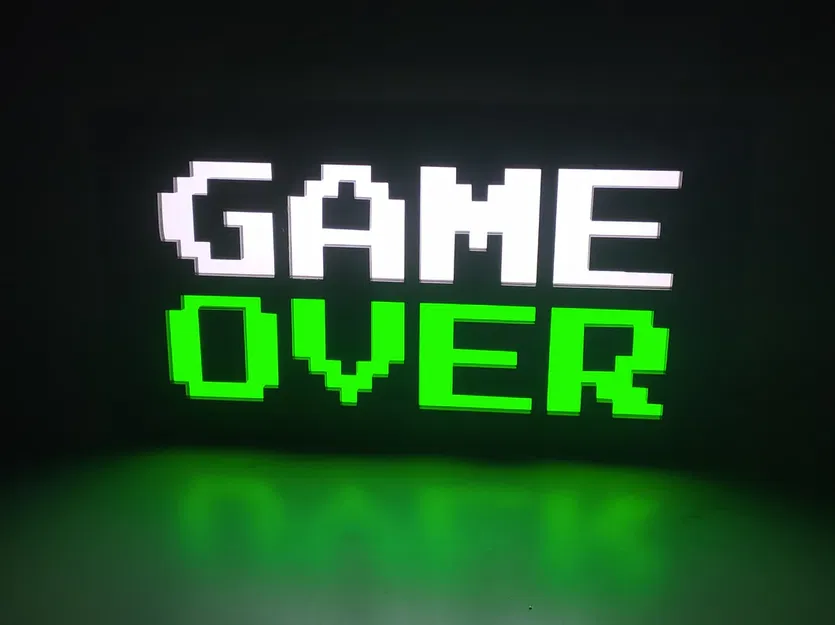 Luminaria Game Over - Đèn Trang Trí Phong Cách Game - Image 1