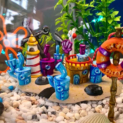 Đại Dương Bikini, SpongeBob - Trang Trí Hồ Cá / Bể Cá