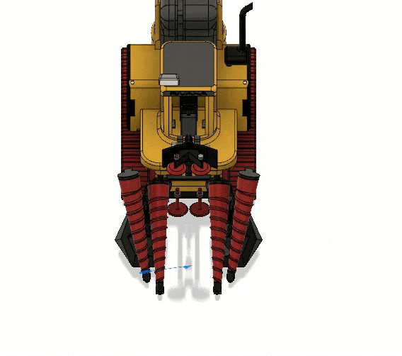 Máy Thu Hoạch Mía Vàng Có Chuyển Động - Image 5