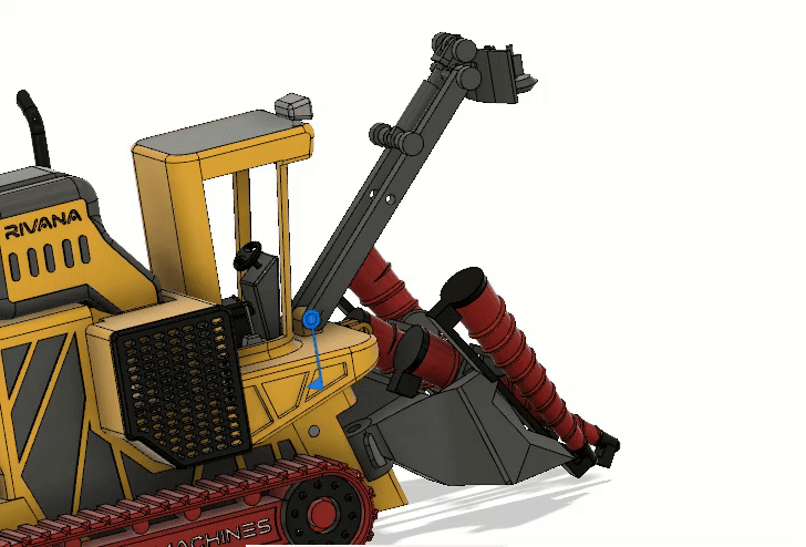 Máy Thu Hoạch Mía Vàng Có Chuyển Động - Image 11