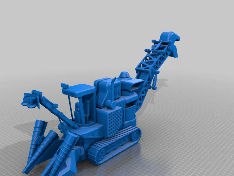 Máy Thu Hoạch Mía Vàng Có Chuyển Động - Image 17