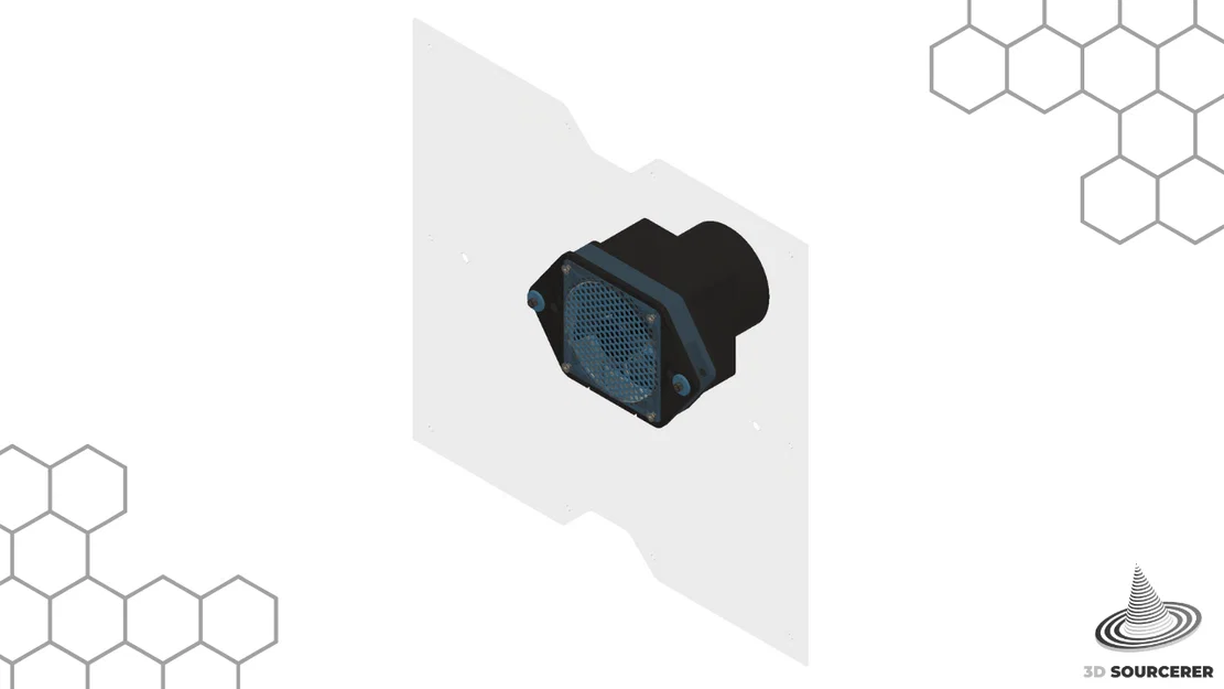 Bộ Gắn Quạt, Lọc HEPA & Ống Dẫn Ngoài 120mm CHO SUMO/DELACK - Image 1