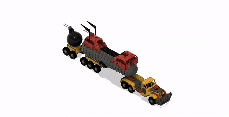 Yellow Zil War Rig - Rơ Moóc/Bồn Chở Phần 2 - Image 2