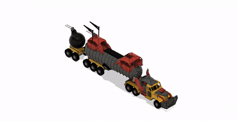 Yellow Zil War Rig - Phần 3 Bình Nhiên Liệu - Thumbnail 2