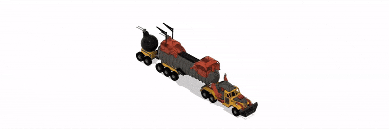 Yellow Zil War Rig - Phần 3 Bình Nhiên Liệu - Thumbnail 8