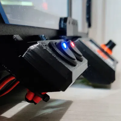 Khay Gắn Công Tắc Đèn & Quạt Tùy Chỉnh