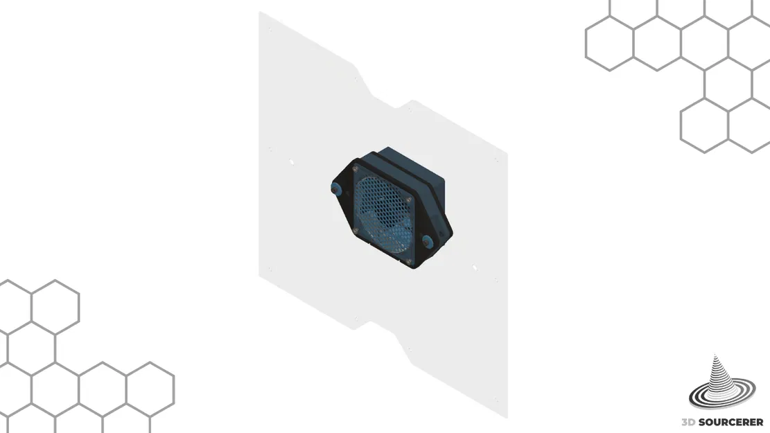 Giá Gắn Quạt Hút Ngoài 120mm + Lọc HEPA cho SUMO/DELACK - Image 1