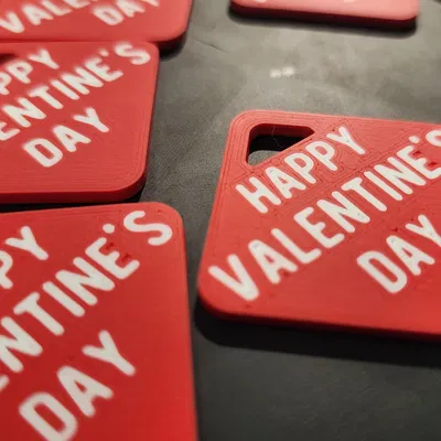 Thẻ Chúc mừng Ngày Valentine ♡♡ Bản 1 Màu + Bản MMU