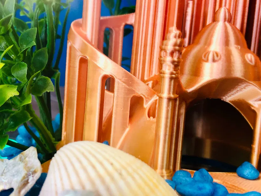 Cung Điện Vua Triton, Nàng Tiên Cá - Trang Trí Bể Cá / Thủy Cung - Image 8