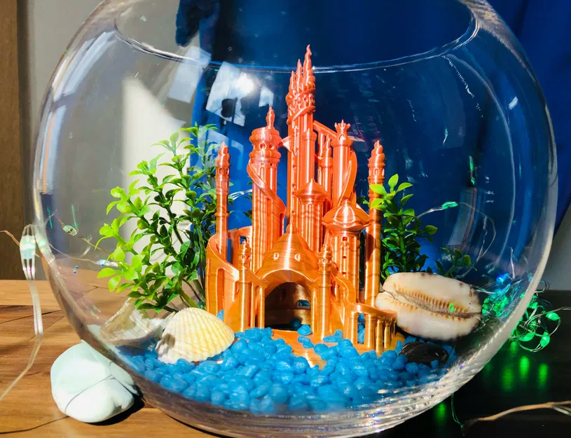 Cung Điện Vua Triton, Nàng Tiên Cá - Trang Trí Bể Cá / Thủy Cung - Image 14