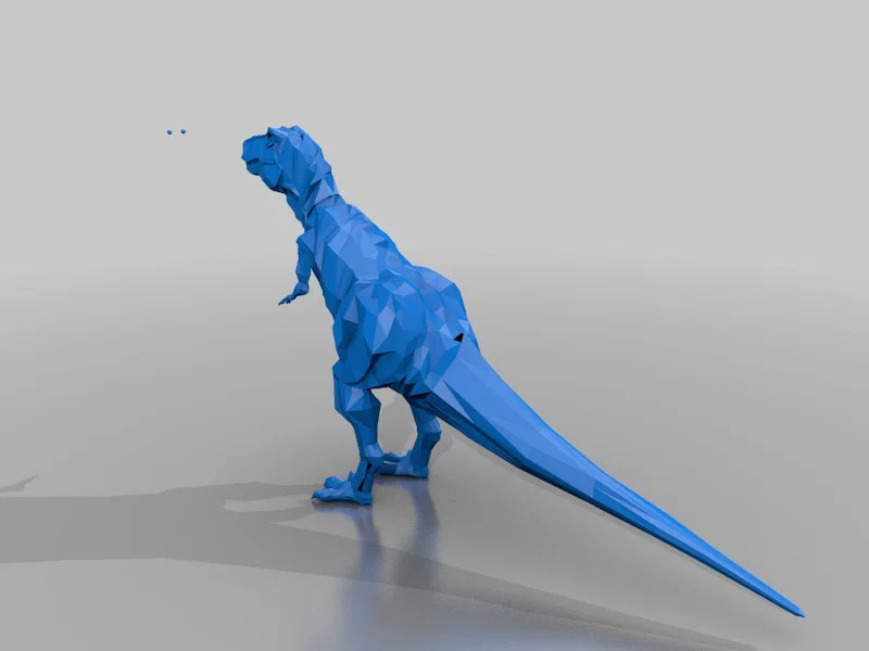 Mô hình khủng long T-Rex phiên bản thấp - Image 1