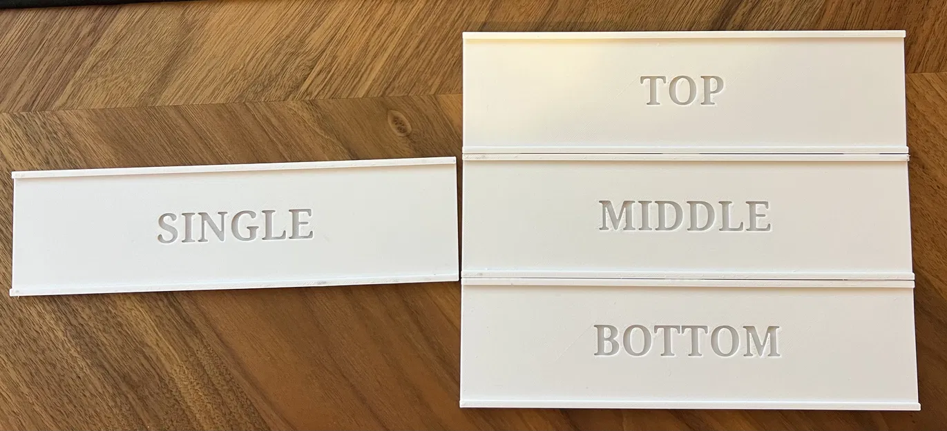 Bảng tên/biển tên cho văn phòng/ô vuông có bộ giữ lồng vào nhau - Image 5