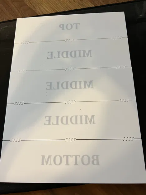 Bảng tên/biển tên cho văn phòng/ô vuông có bộ giữ lồng vào nhau - Image 6