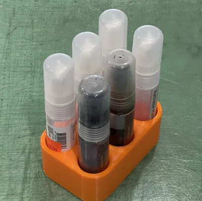 Chân Đế Giữ Bút Chấm Màu Có Thể Bơm Lại Làm Đồ Da - 15mm x 6 Cái