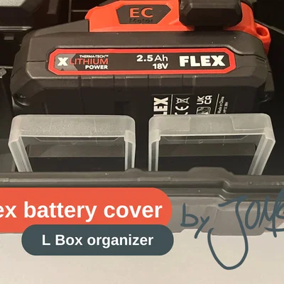 Hộp Đựng Nắp Pin Dụng Cụ FLEX