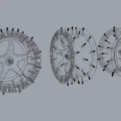 Tự Chế Bánh Xe Gai Băng Cho Xe RC Trục 12mm